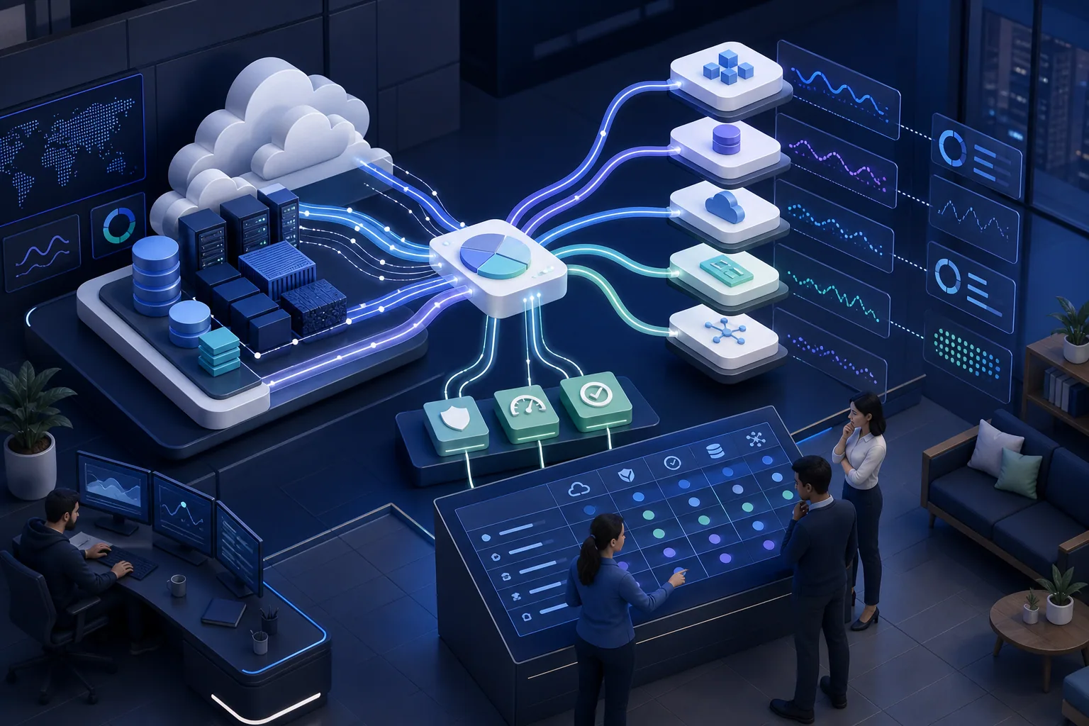 Platform team allocating shared technology cost to services and evaluating reliability capacity and value tradeoffs